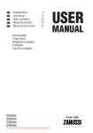 Zanussi ZRB 2825 W User manual