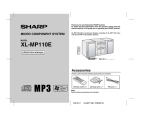 Sharp XL-MP110E Specifications
