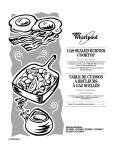 Whirlpool GLT3057 Use & care guide