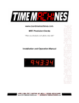 WiFi Clock Manual - Communication Systems Solutions