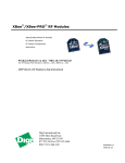 Digi XBee Product manual