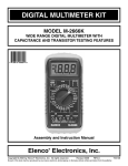 Elenco Electronics M-2666K Instruction manual