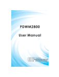 Pyle PDWM2800 User manual