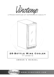 Vinotemp VT-26 Operating instructions