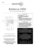 Centro Barbecue 2000 Specifications