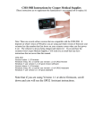 Cooper Medical Supplies CMS-50H User manual