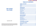 Samsung OfficeServ WIP-5000M User guide