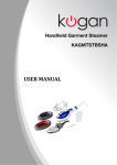 Ewave Garment Steamer Specifications