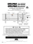 Security Labs SL800 Installation manual