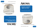 Aroma ARC-978 Instruction manual