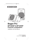 Bogen PRO BP15DSP Specifications