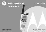 Motorola T7150 User`s guide