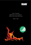 RAIS 700 Model User manual
