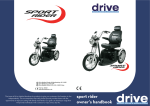 Drive Medical sport rider Owner`s manual