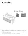 Dimplex DFI600LH Service manual