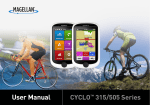 Magellan Cyclo 505 User manual