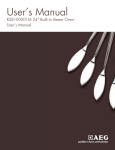 AEG Electrolux SIC 76 User`s manual