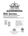 Crown Boiler BSI276 Specifications