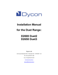 Digital Watchdog D2365T Installation manual
