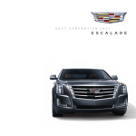 Cadillac 2015 Escalade Owner`s manual