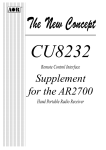 Supplement for the AR2700
