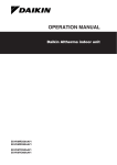 Daikin EKHVMRD50AAV1 Installation manual