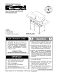 Sears Kenmore 141.16671 Operator`s manual