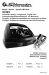 Schumacher SCI90 Owner`s manual
