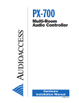 Audioaccess MA-361 Service Installation manual