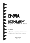 EPOX EP-6VBA Specifications