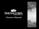Emerald Spa DS-4 Owner`s manual