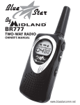 Midland BR777 Owner`s manual