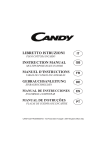 Candy MULTIPURPOSE BUILT-IN HOBS Instruction manual