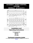 AudioControl BVD-10 Operating instructions