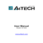 A4 Tech. G7-630 User manual