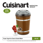 Cuisinart HM-50C Specifications