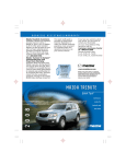 Mazda 2008 Tribute Operating instructions