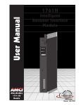 AMCI 1761H User manual