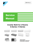 Daikin ATXS20G2V1B Service manual
