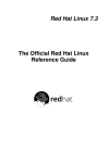 Red Hat LINUX 7.2 - OFFICIAL LINUX CUSTOMIZATION GUIDE Installation guide