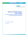 Verint Nextiva S2750e Series User guide