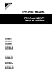 Daikin RXQ5M9W1B User`s manual