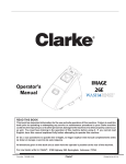 Clarke Alto Extractor Tools Operator`s manual