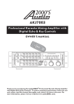 Audio2000's AKJ7003 Owner`s manual