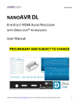miniDSP DDRC-22A User manual