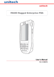 Unitech PA600 User`s manual