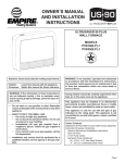 Empire Heating Systems PVS35N-1 Owner`s manual