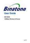 Binatone WR1500N Installation guide