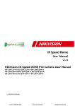 Underwriters Laboratories Network IR Speed Dome Camera User manual