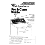 Whirlpool LE9800XK Use & care guide